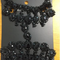 European and American Fashion Popular Diamond Exaggerated Sexy Female Body Chain Black
