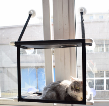 Hamaca Colgante para Gatos con Ventosas - Cama Nido Doble Capa - Image 2