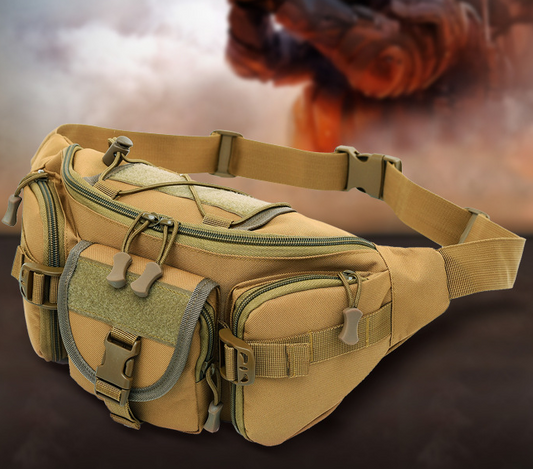 Bolsa Táctica Deportiva para Hombre - Mochila Pecho Impermeable Gran Capacidad