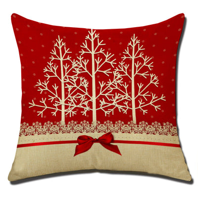 Funda de Cojín Navideño de Algodón y Lino - Image 7