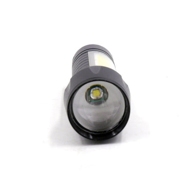 Linterna LED Recargable USB con Zoom y Función COB para Camping - Image 4