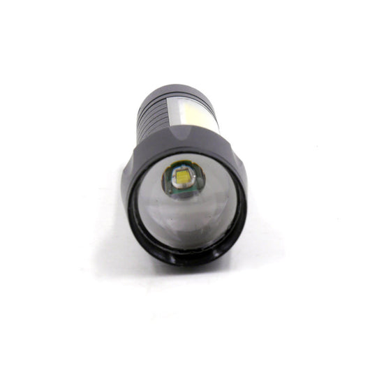 Linterna LED Recargable USB con Zoom y Función COB para Camping - Image 4