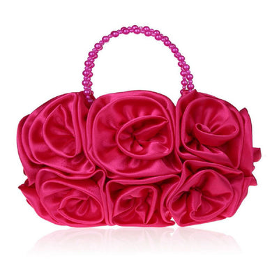 Bolso de Noche Beaded Rose - Elegancia Floral para Eventos Especiales - Image 11