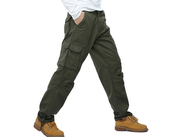 Pantalones de Trabajo Casual para Hombre con Bolsillos Funcionales - Invierno - Image 6