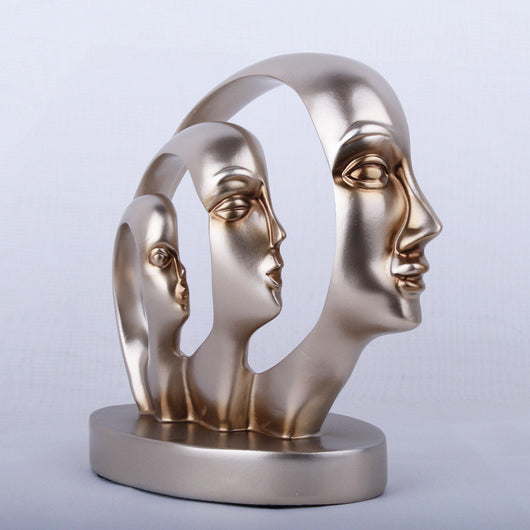 Escultura Decorativa de Resina - Arte Moderno Contemporáneo - Image 2