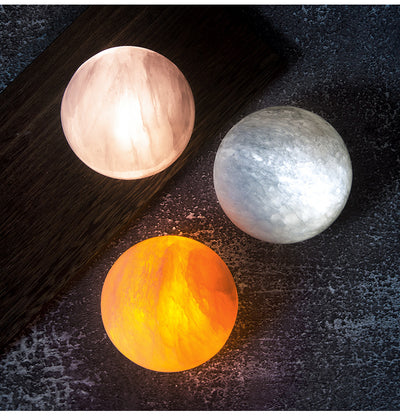 Lámpara Nocturna de Inducción con Mineral Natural - Image 14
