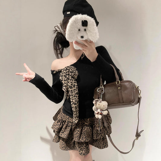 Blusa Ajustada de Manga Larga con Tirantes - Estilo Otoño Deseo - Image 2