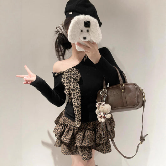 Blusa Ajustada de Manga Larga con Tirantes - Estilo Otoño Deseo - Image 2