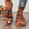 Sandalias Planas con Borlas Decorativas para Mujer