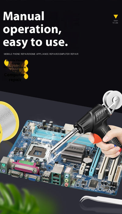 Kit Profesional de Soldadura con Pistola y Luz LED - Image 8