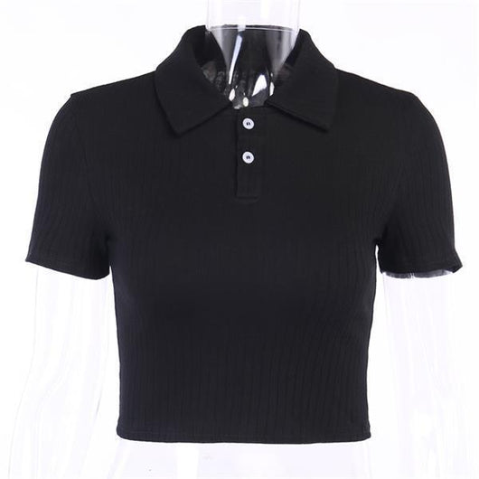 Polo Slim Fit Clásico de Color Liso - Manga Corta Versátil - Image 24