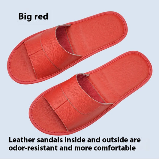 Sandalias de Cuero Premium con Suela Antideslizante para Casa - Image 10