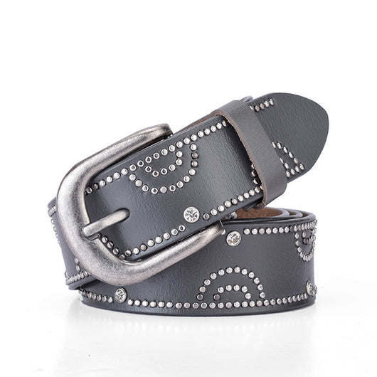 Cinturón Femenino con Hebilla de Aleación y Detalles de Strass - Image 10