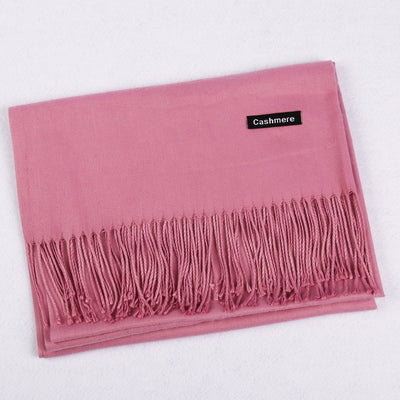 Bufanda de Cashmira Artificial Liso para Mujer 220g - Chal Cálido y Elegante - Image 17