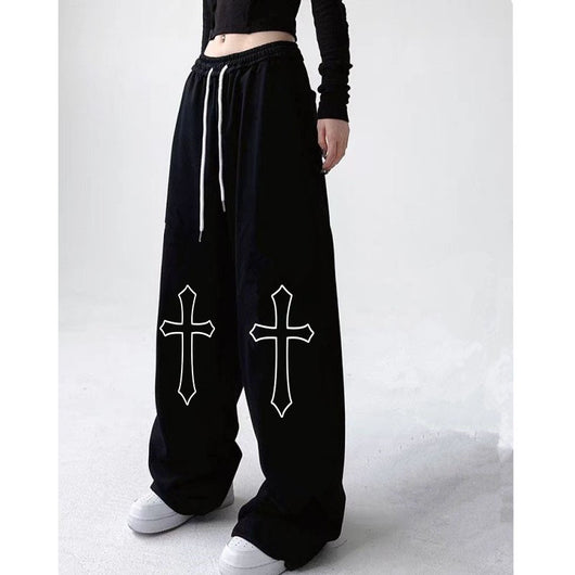 Pantalón Deportivo Cintura Alta con Cordón Estilo Hot Girl Hiphop - Image 14