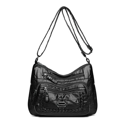 Bolso de Cuero Premium con Múltiples Compartimentos - Image 14