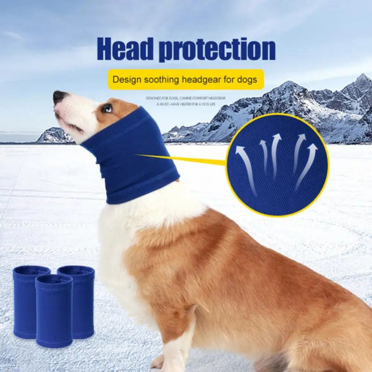 Protectores Auditivos Calmantes para Perros - Diadema Térmica Antiruido para Mascotas
