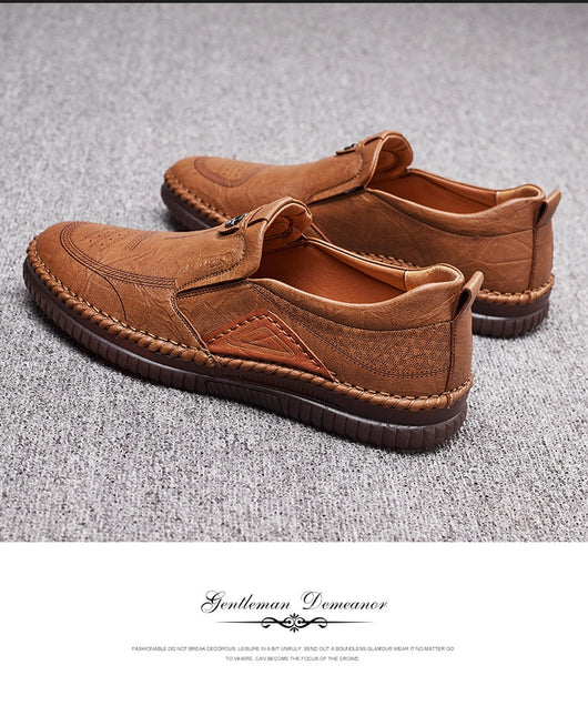 Zapatos Casuales de Cuero para Hombre - Cómodos y Transpirables - Image 18