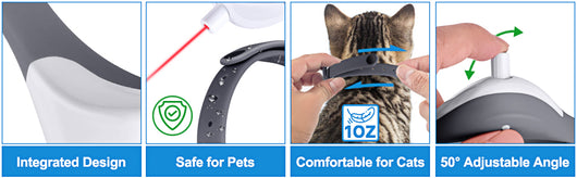 Collar Interactivo Inteligente para Gatos con Luces LED y Juguetes Automáticos - Image 12