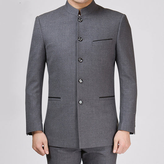 Traje Ejecutivo con Cuello Alzado para Hombre - Image 5