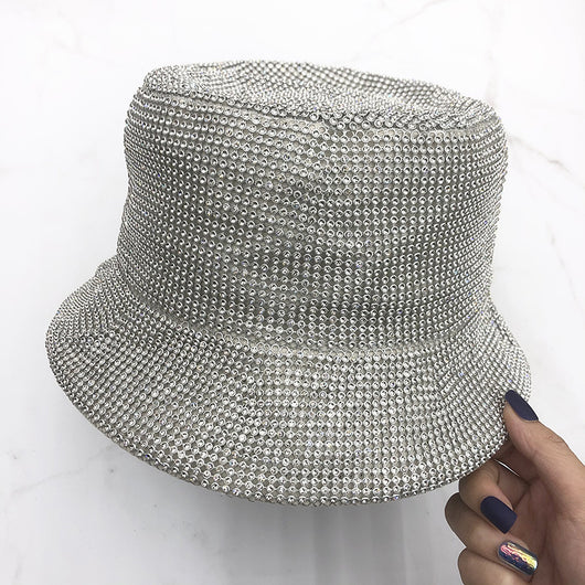 Sombrero de Pescador con Strass y Malla Brillante - Image 11