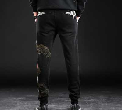 Pantalones Largos de Brodado Chino - Comodidad y Estilo para Hombre - Image 2