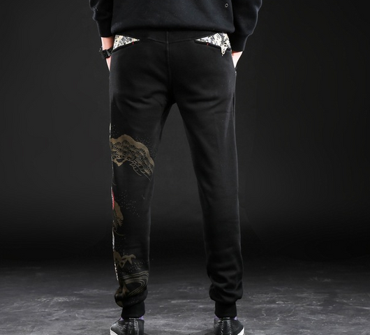Pantalones Largos de Brodado Chino - Comodidad y Estilo para Hombre - Image 2