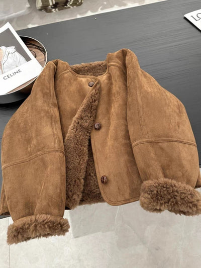 Chaqueta de Polar Estilo Coreano para Mujer - Image 19