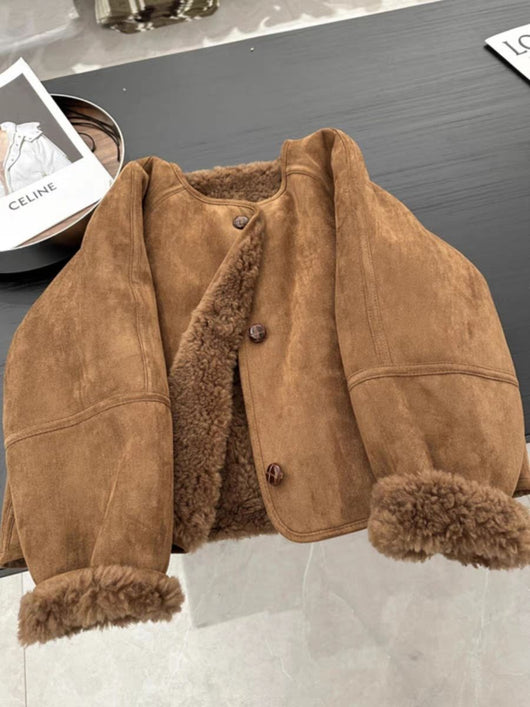Chaqueta de Polar Estilo Coreano para Mujer - Image 19