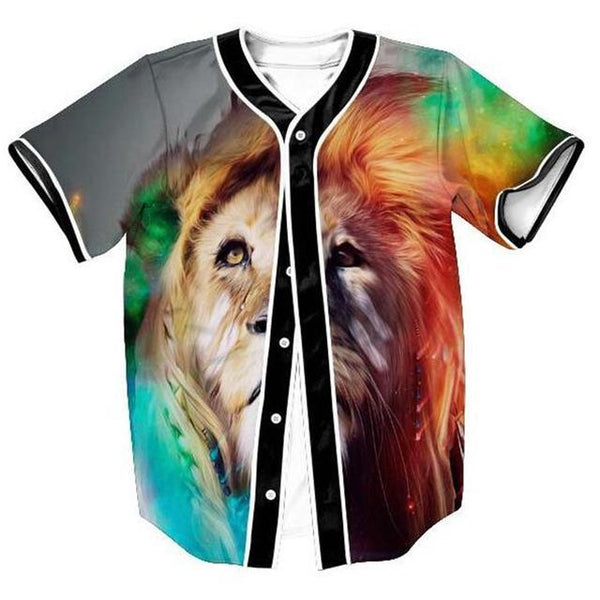 Cardigan Beisbolero con Estampado 3D Rey León