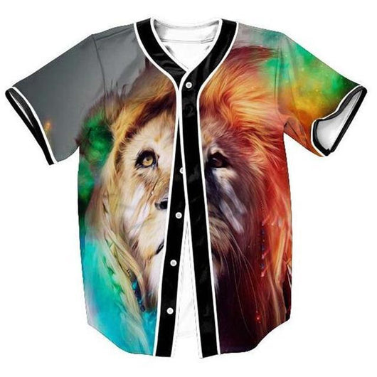 Cardigan Beisbolero con Estampado 3D Rey León