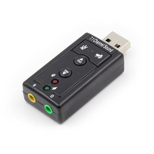 Tarjeta de Sonido USB 7.1 Adaptador de Audio Jack 3.5mm con Micrófono - Image 2