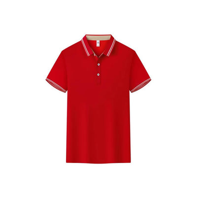 Polo de Algodón para Trabajo con Cuello y Mangas Cortas - Image 3