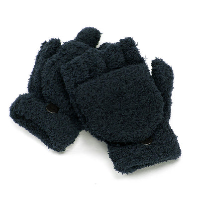 Guantes Mitones de Polar Coral con Dedos Libres para Escribir y Viajes - Image 4