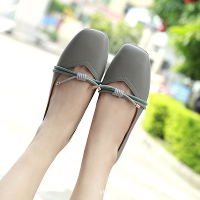 Zapatos de Punta Cuadrada con Suela Flexible - Image 3