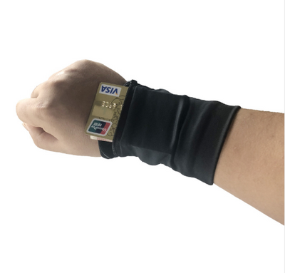 Brazalete Deportivo con Bolsillo para Teléfono y Soporte de Muñeca