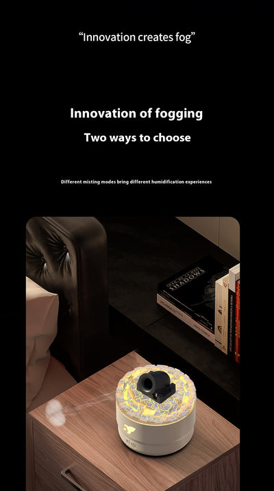 Difusor Ultrasónico de Aromas con Diseño Agrietado - Humidificador Esencial para Hoteles - Image 11