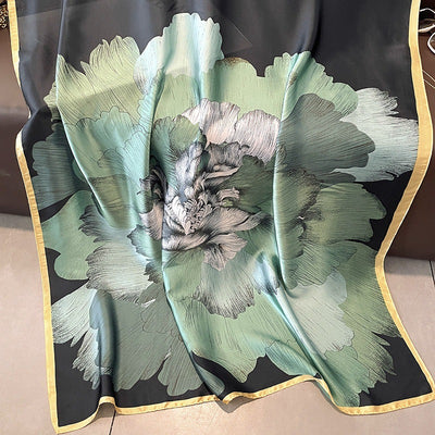 Pañuelo de Seda Estampado para Mujer - Foulard Protector Solar - Image 15