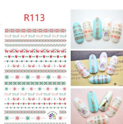 Calcomanías navideñas para uñas - Adornos y diseños festivos - Image 5