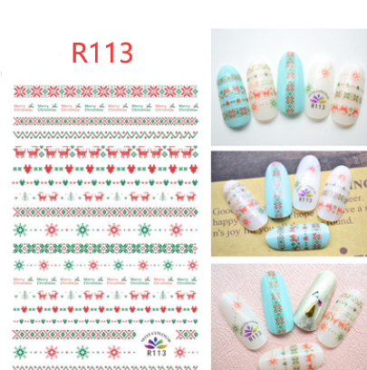 Calcomanías navideñas para uñas - Adornos y diseños festivos - Image 5
