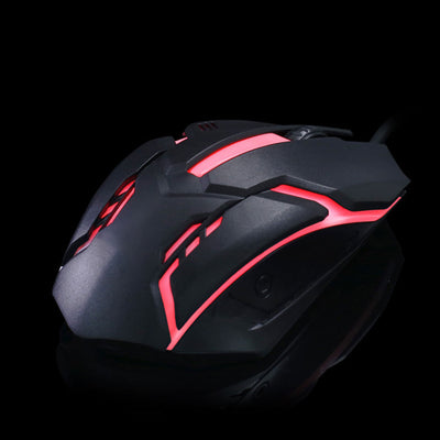 Ratón Alámbrico con Iluminación RGB Multicolor - Image 4