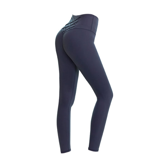 Pantalones Yoga Deportivos Cintura Alta para Mujer con Cierre Ajustable - Image 2