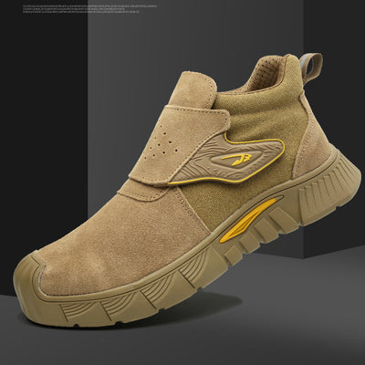 Botas de Seguridad para Soldadura de Caña Alta Antiaplastamiento y Antipunción para Todas las Estaciones - Image 4