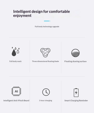 Afeitadora Eléctrica Recargable Portátil para Hombre - Image 9