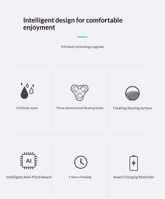 Afeitadora Eléctrica Recargable Portátil para Hombre - Image 9