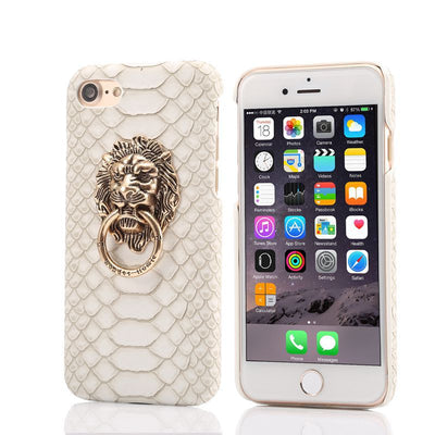 Funda iPhone XS Max con Diseño de Cabeza de León en Cuero - Compatible Apple - Image 12