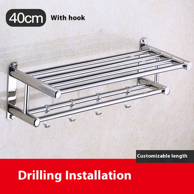 Toallero de Acero Inoxidable 304 Portátil para Baño - Image 7