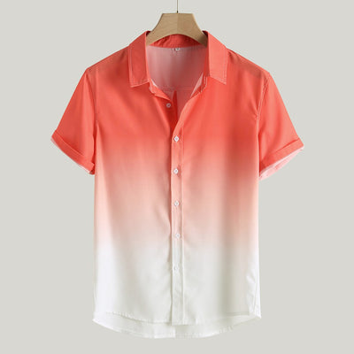 Camisa de Manga Corta con Degradado para Hombre - Image 19