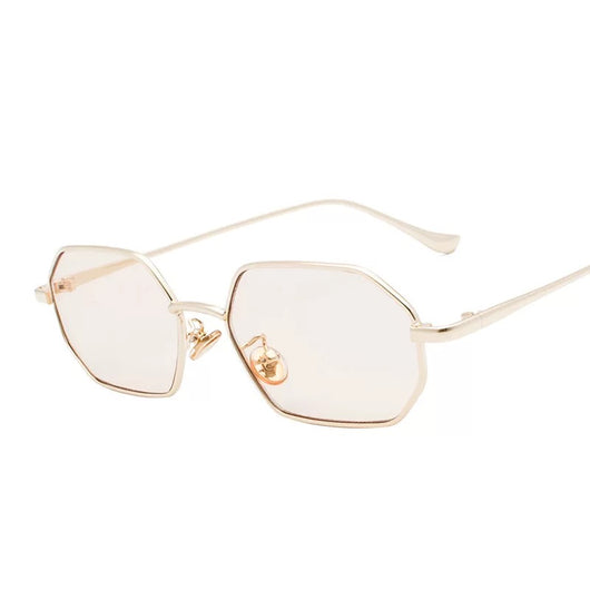 Gafas de Sol Retro Espejo Pequeñas con Lentes Negros - Image 6