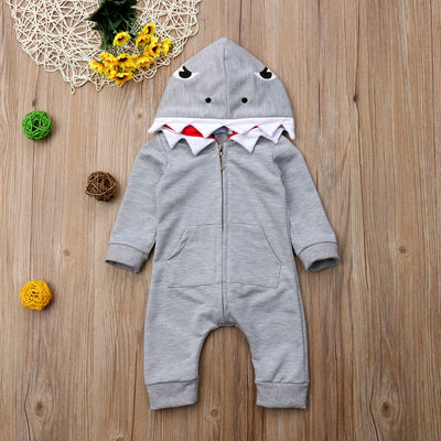 Bata con Capucha Tiburón Infantil - Image 4